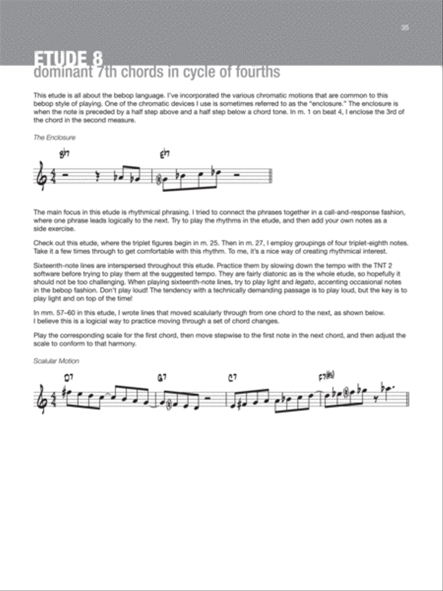Playing on the Changes Tenor Saxophone scores gallery preview page 4