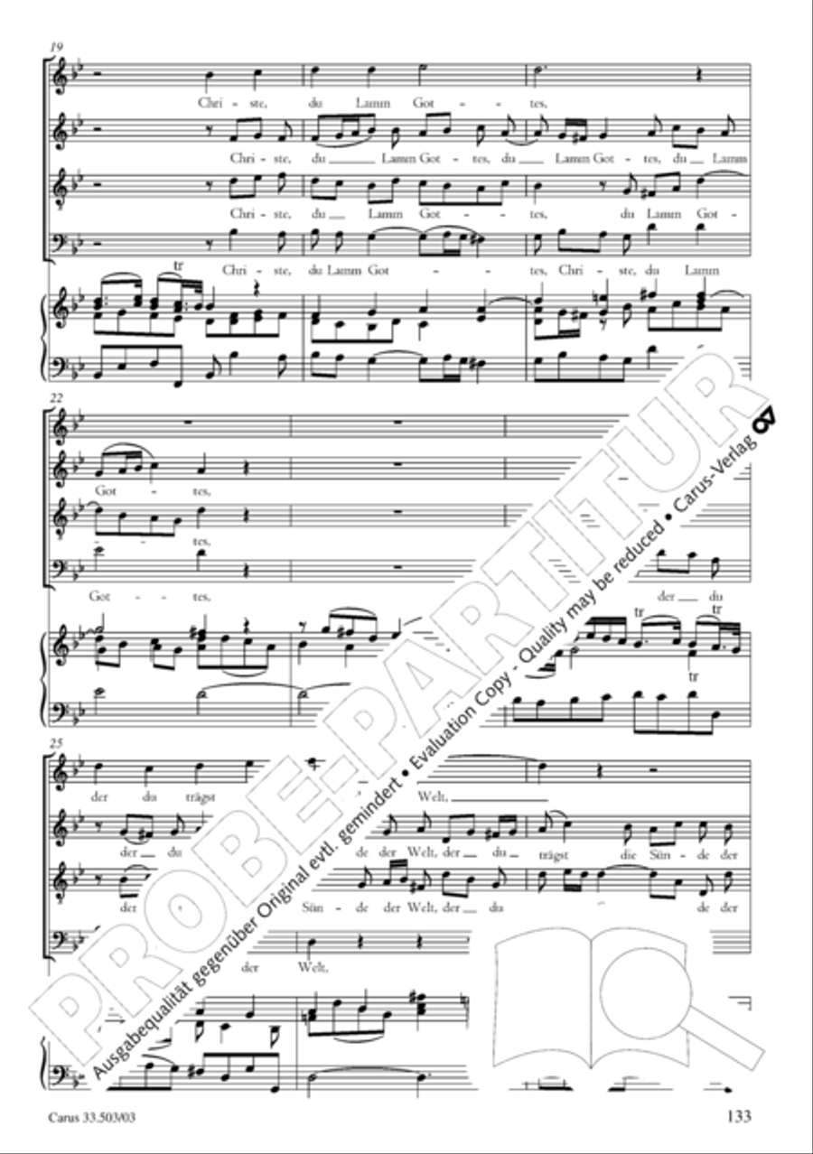 Passion according to St. Matthew (Passions-Musik nach dem Evangelisten Matthaus) SSATB scores gallery preview page 134