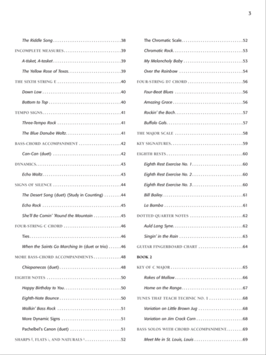 Alfred's Basic Guitar Method, Complete Easy Guitar scores gallery preview page 3
