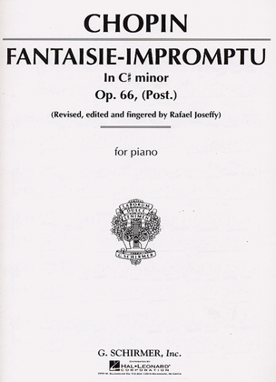 Book cover for Fantasie Impromptu, Op. 66 in C# Minor