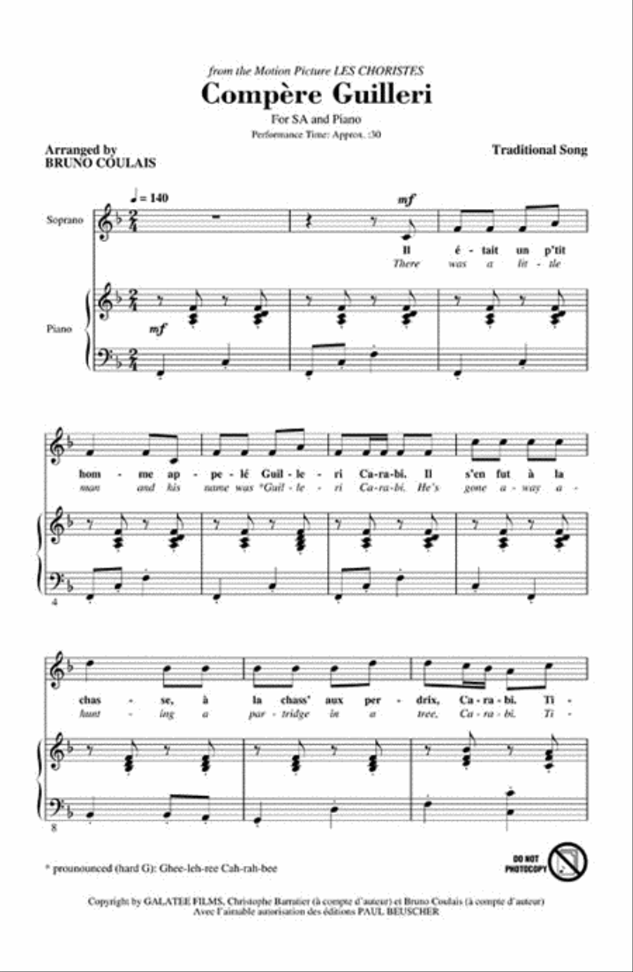 Compere Guilleri SA scores gallery preview page 2