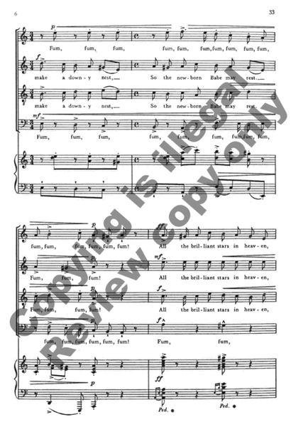 The Seven Joys of Christmas: 6. The Joy of Dance: Fum, fum, fum! (Choral Score)