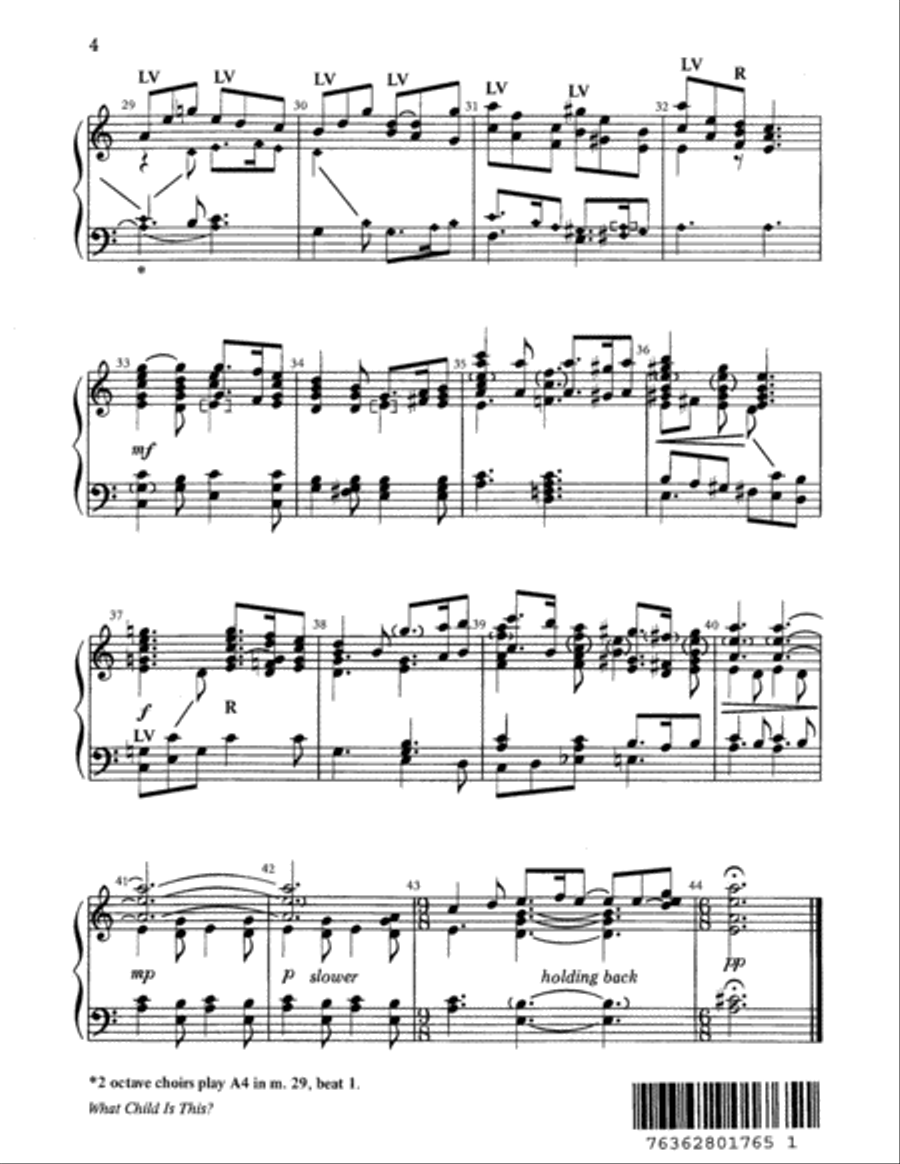 What Child is This? 3-Octaves scores gallery preview page 4