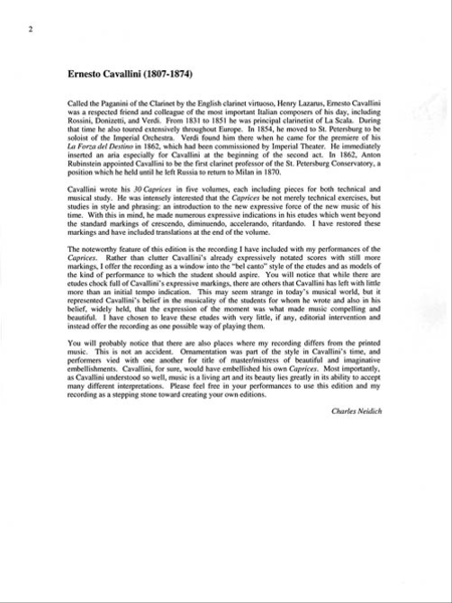 30 Caprices for Clarinet Clarinet Solo scores gallery preview page 4