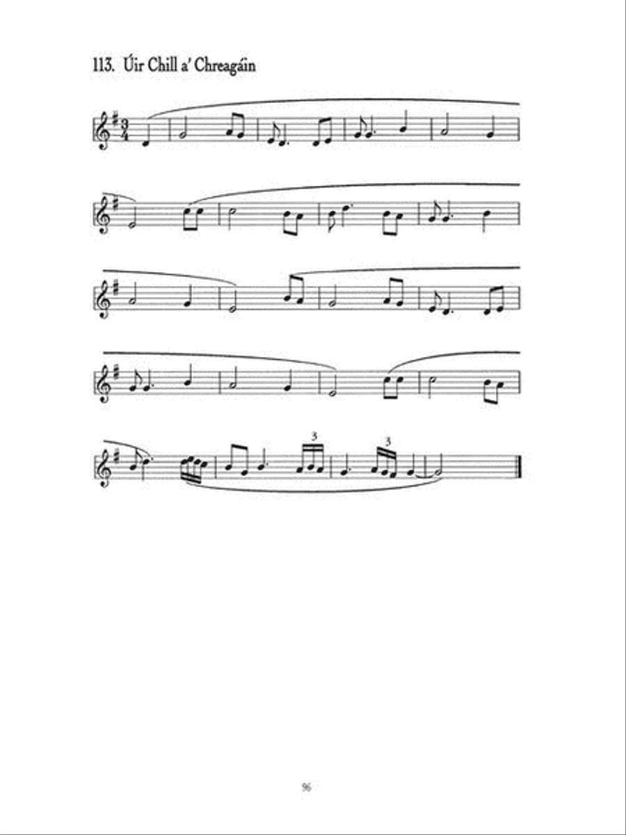 Traditional Slow Airs of Ireland Tin Whistle scores gallery preview page 8