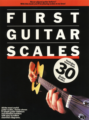 Book cover for First Guitar Scales