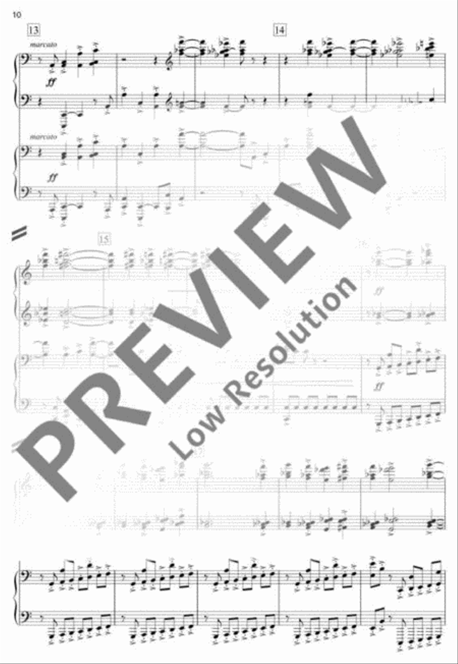 Symphony in Three Movements Piano scores gallery preview page 11