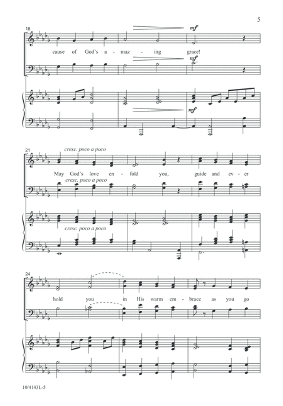 Go Out in Song! 4-Part scores gallery preview page 6