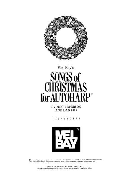 Songs of Christmas for Autoharp