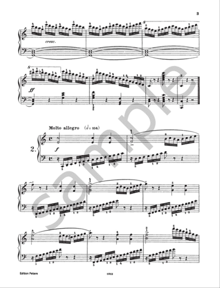 School of Velocity Op. 299 for Piano