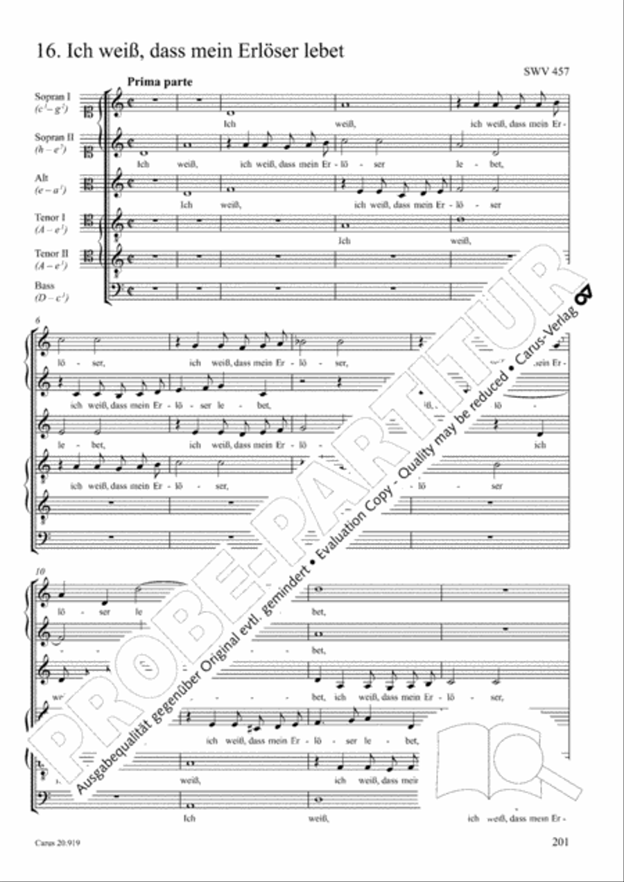 Opera varia I. Works with 1-7 parts (Complete edition, vol. 19) [Werke mit 1-7 obligaten Stimmen] Score scores gallery preview page 258