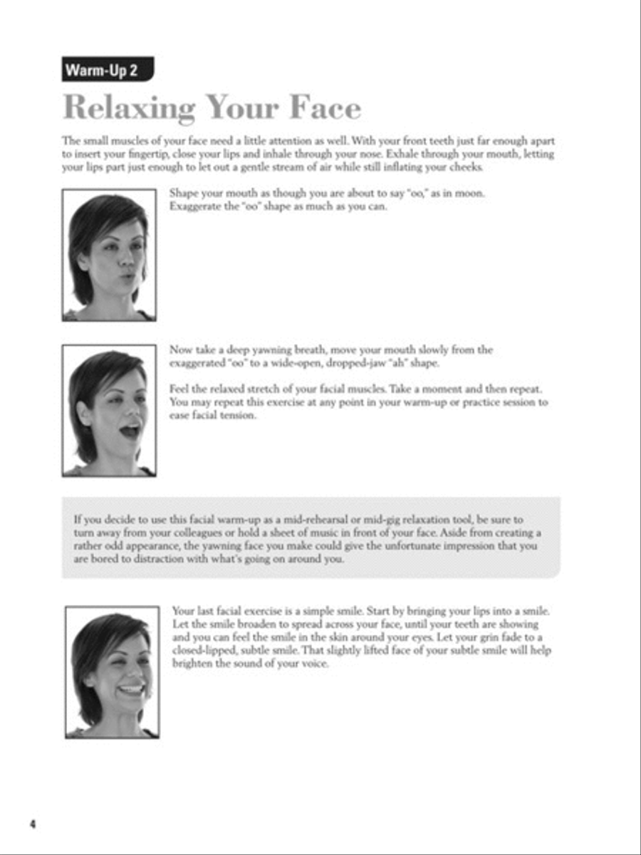 Vocal Warm-Ups Voice scores gallery preview page 4