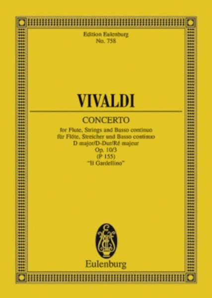 Concerto D major op. 10/3 RV 428/PV 155