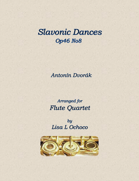 Slavonic Dance Op46 No8 for Flute Quartet image number null