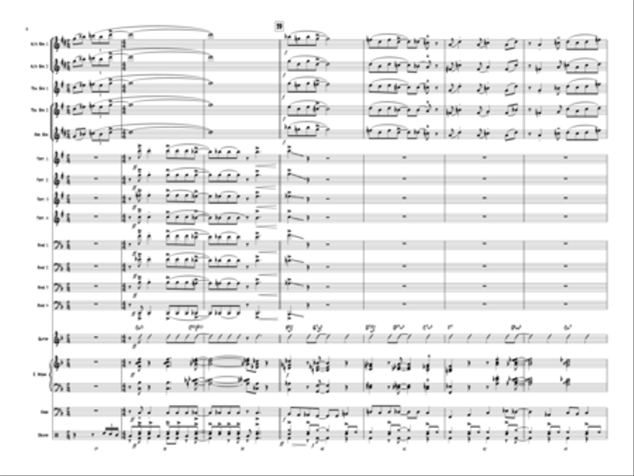 Sax Education Jazz Ensemble scores gallery preview page 7