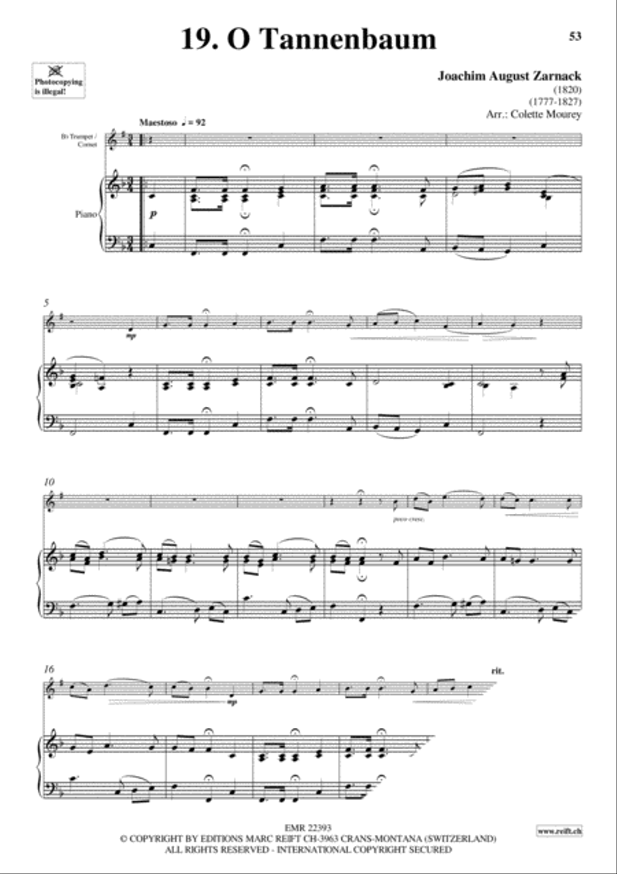 20 Greatest Christmas Hits Cornet scores gallery preview page 21