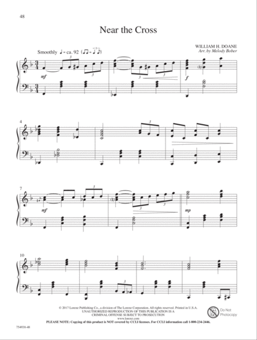 The Wonder of Glorious Love Piano Solo scores gallery preview page 11