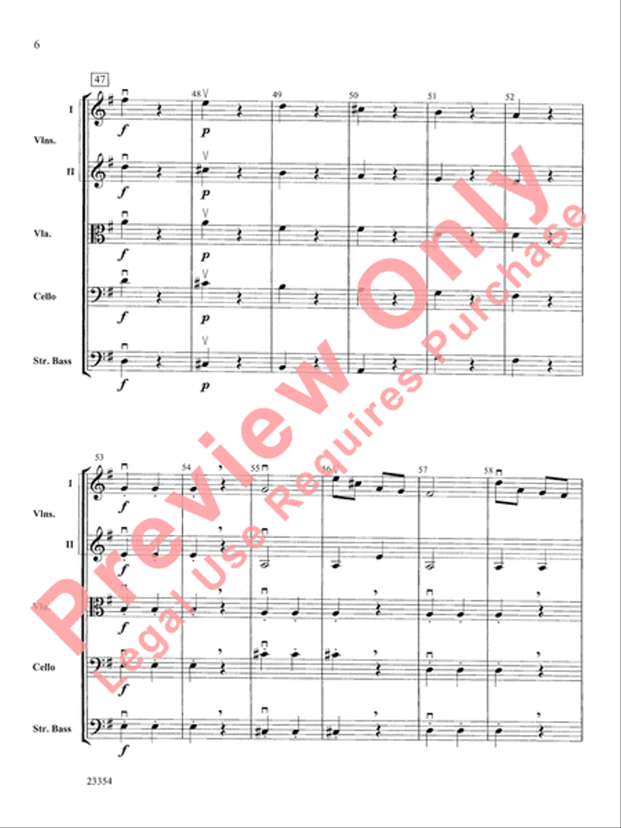 Symphony No. 8 Symphony No. 8 String Orchestra scores gallery preview page 7