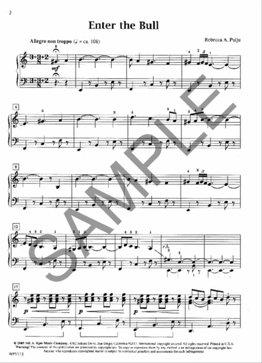 Enter the Bull Piano Solo scores gallery preview page 2