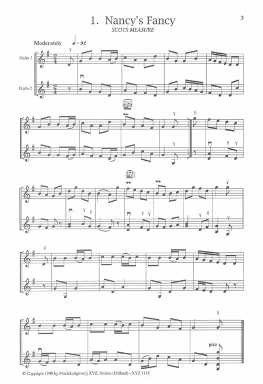 Flowers From Caledonia String Duet scores gallery preview page 2