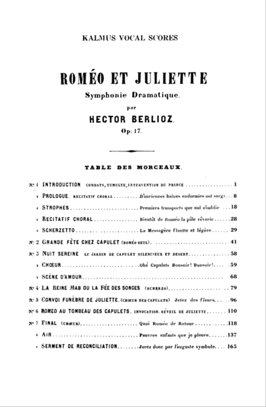 Romeo & Juliet Romeo & Juliet 4-Part scores gallery preview page 2
