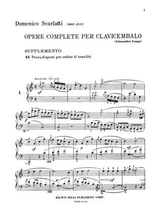 Book cover for Scarlatti: The Complete Works, Volume XI