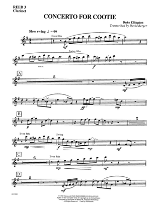 Concerto for Cootie: E-flat Alto Clarinet