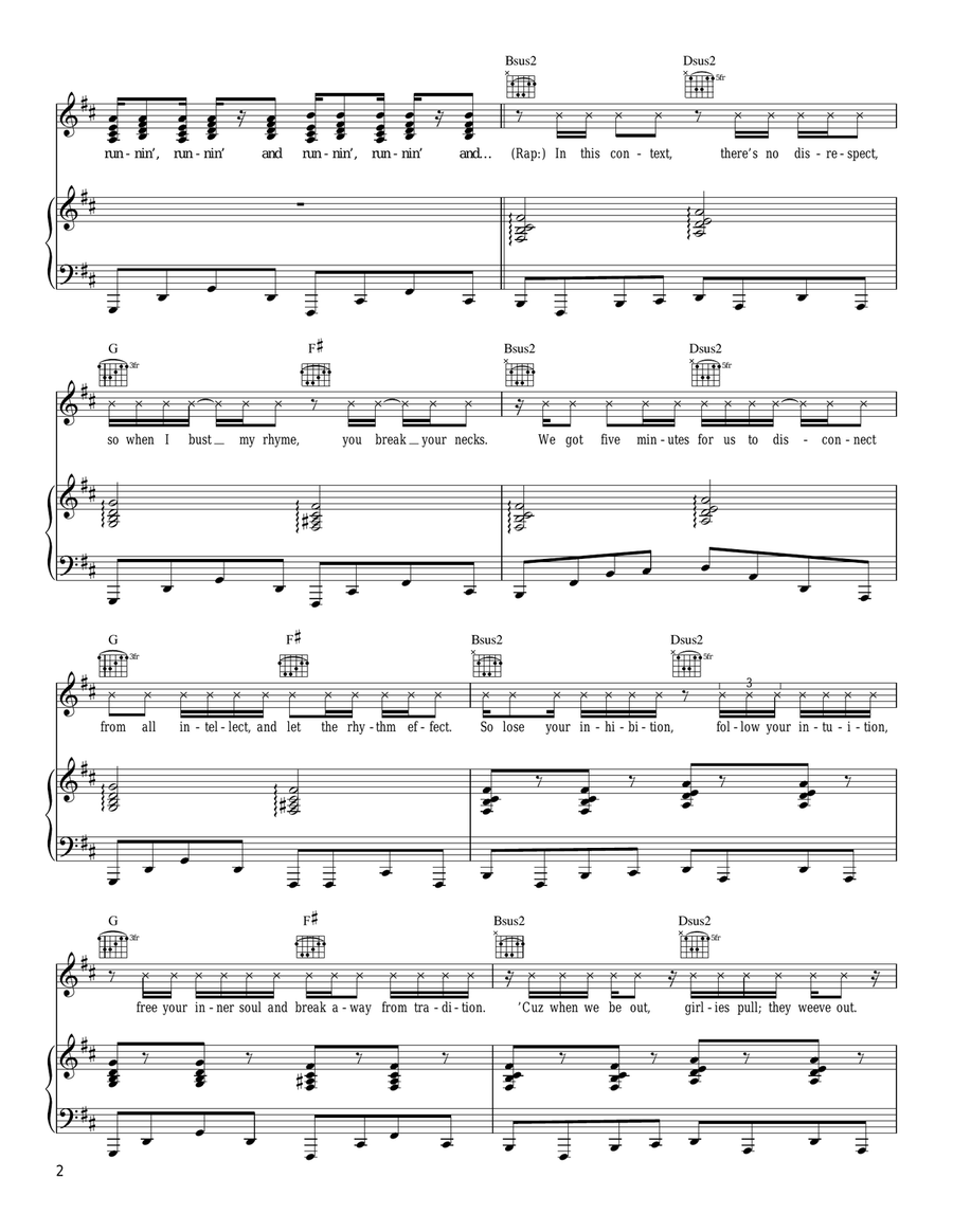 Let's Get It Started Acoustic Guitar scores gallery preview page 2