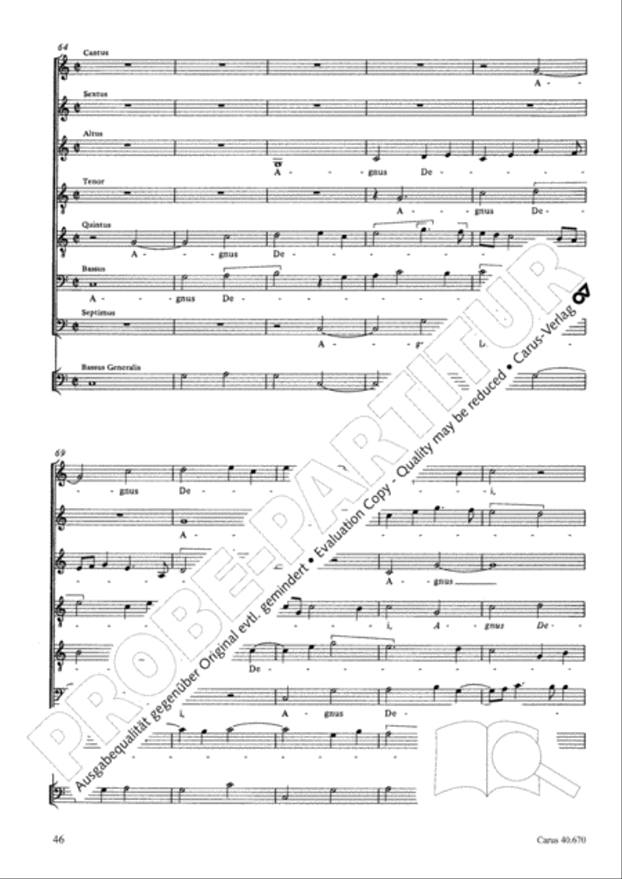 Missa in illo tempore Choir scores gallery preview page 59