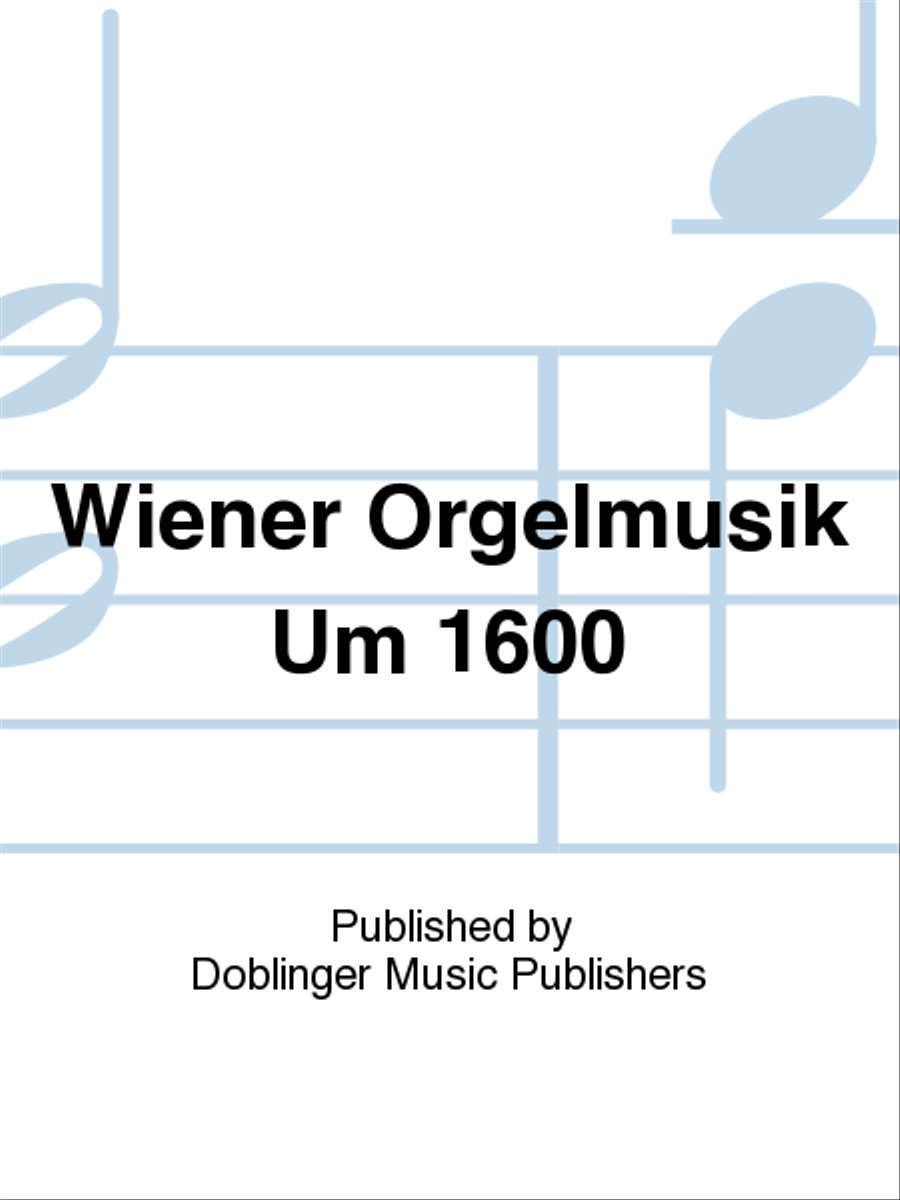 Wiener Orgelmusik um 1600 Organ scores gallery preview page 1