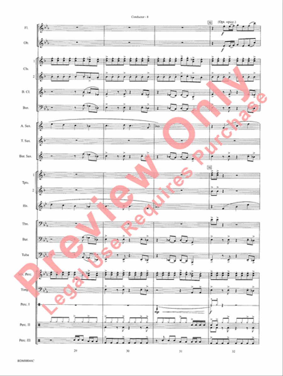 To Forge the New Frontier Concert Band scores gallery preview page 11