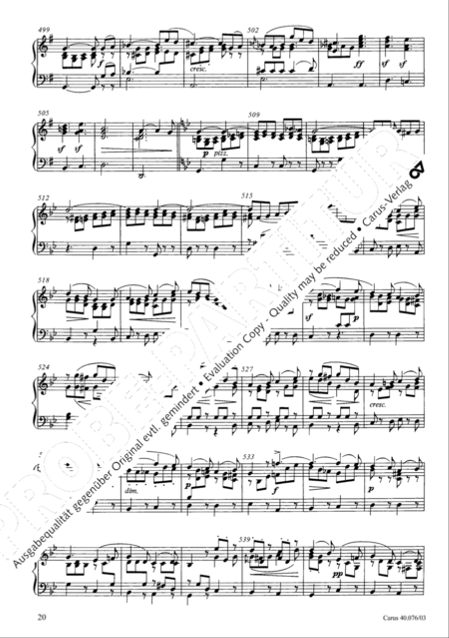 Hymn of Praise, MWV A 18 SSAATB scores gallery preview page 21