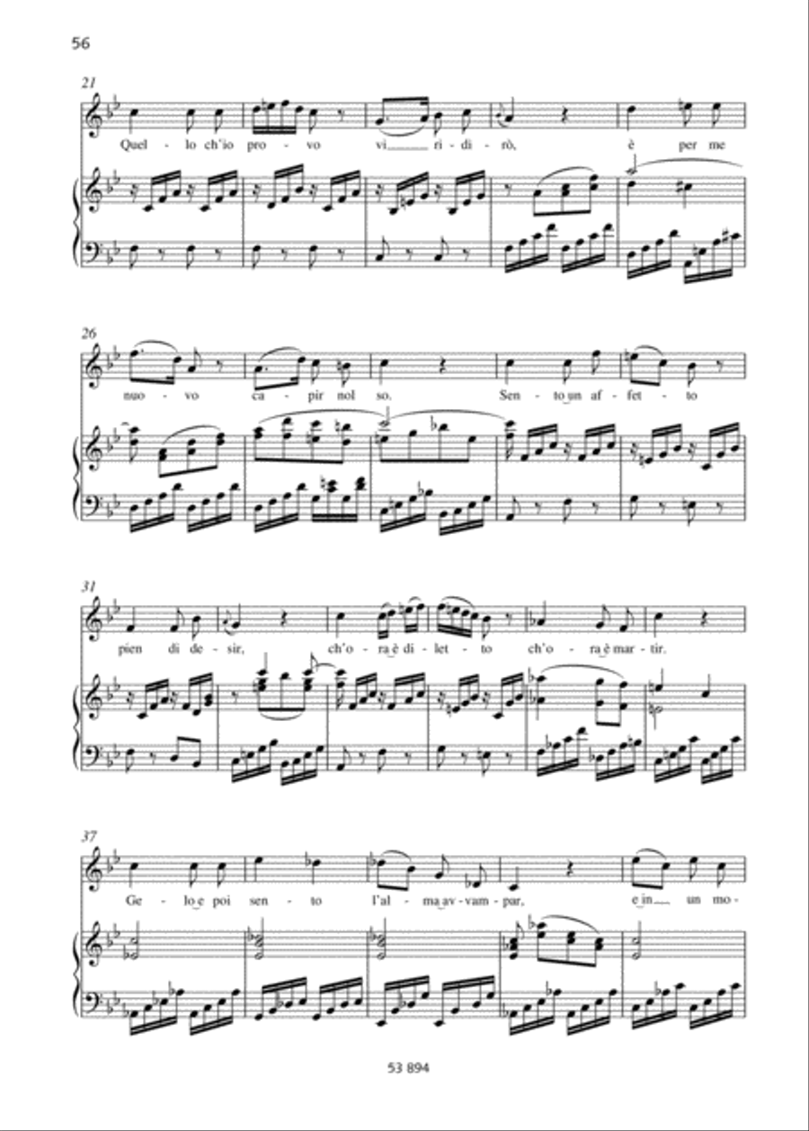 Canzona di Cherubino Canzona di Cherubino Mezzo-Soprano Voice scores gallery preview page 2