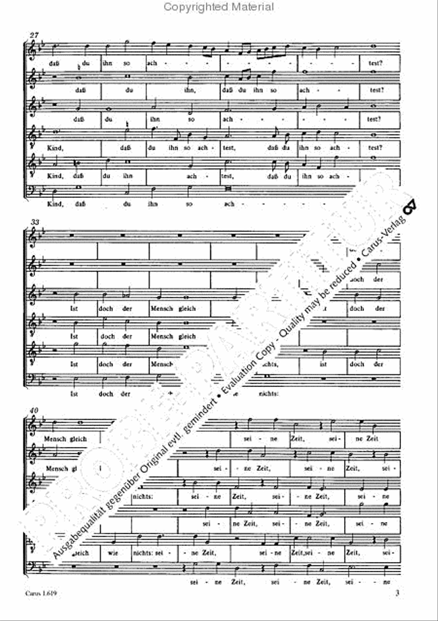 Herr, was ist der Mensch Herr, was ist der Mensch Choir scores gallery preview page 4