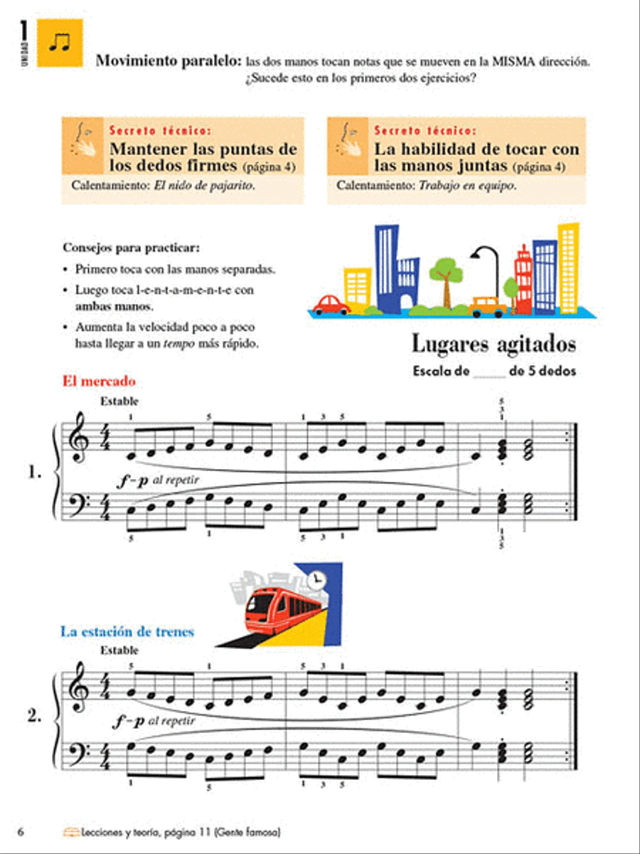 Tecnica E Interpretacion Libro Dos De Dos - Nivel 3 Piano Method scores gallery preview page 3