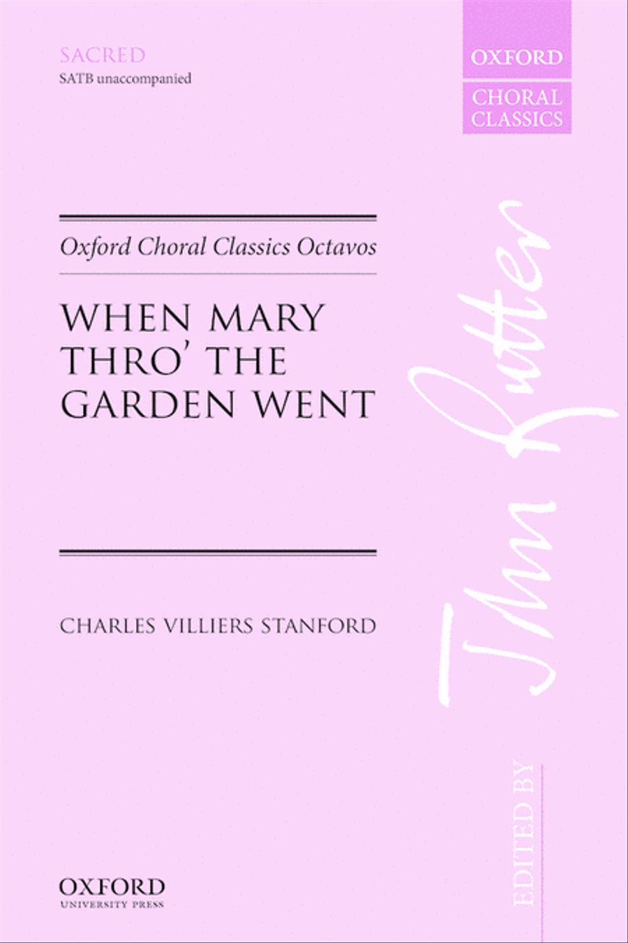When Mary thro' the garden went 4-Part scores gallery preview page 1