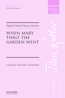 Book cover for When Mary thro' the garden went