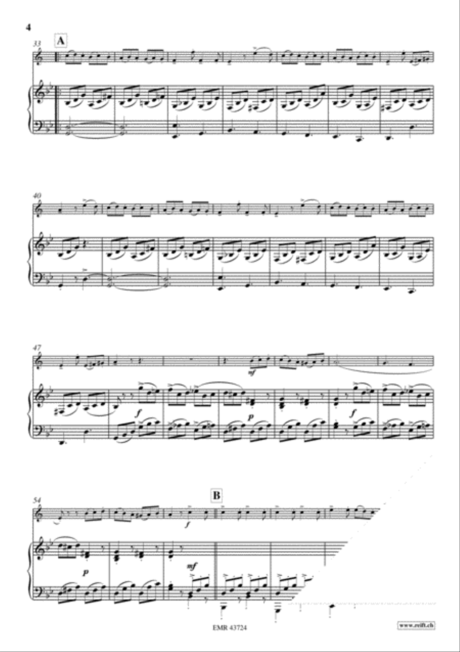 La Danza Tenor Saxophone scores gallery preview page 4