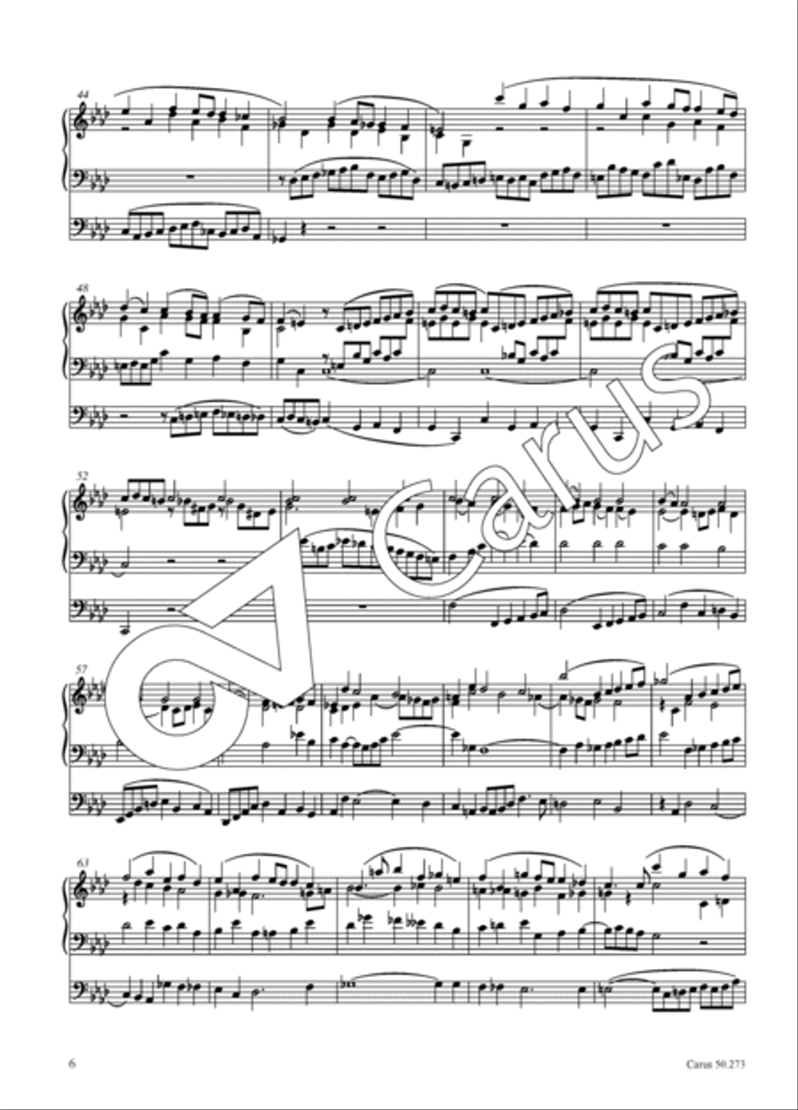 Twelve short organ works without opus numbers Organ scores gallery preview page 7