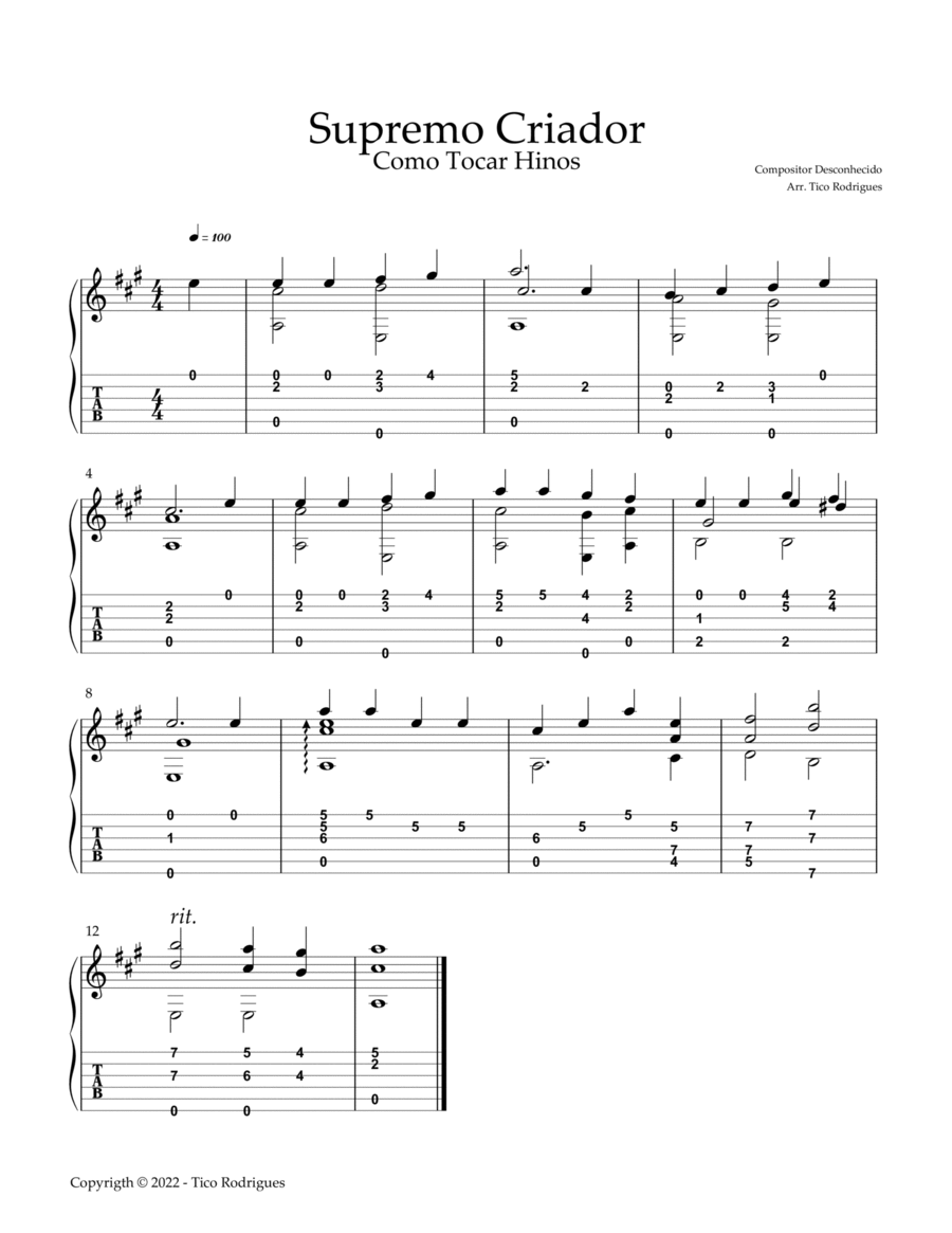 My Maker and My King Acoustic Guitar scores gallery preview page 1