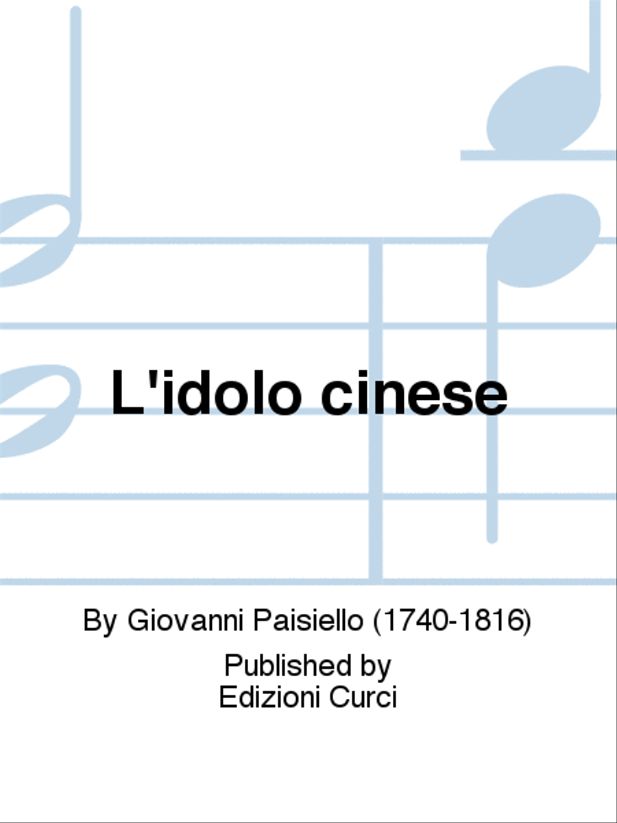 L'idolo cinese Voice Solo scores gallery preview page 1
