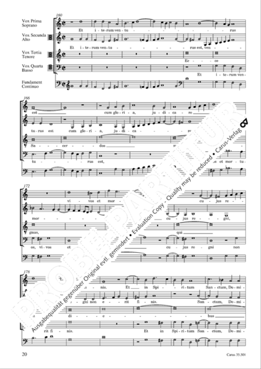 Palestrina: Masses and individual movements Score scores gallery preview page 35