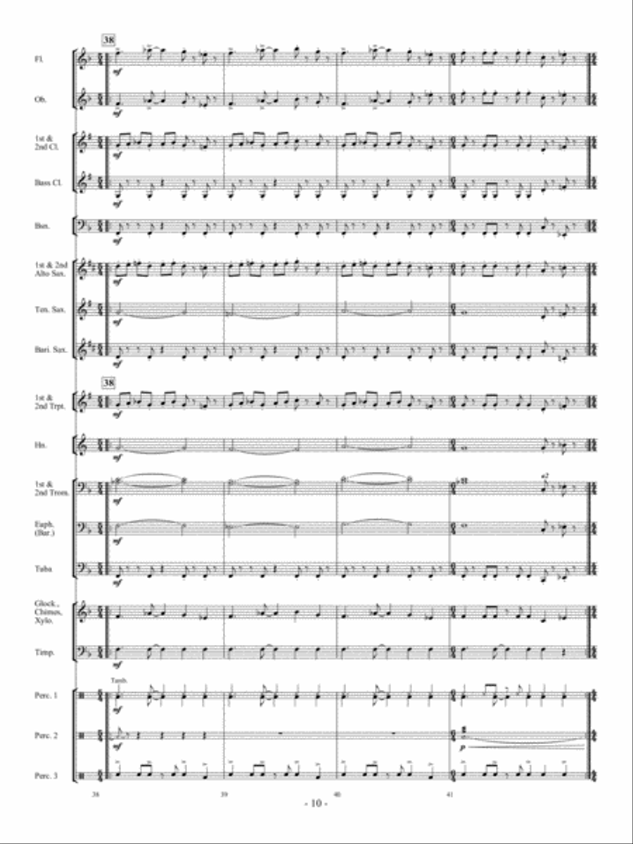 Zoom! Concert Band scores gallery preview page 9