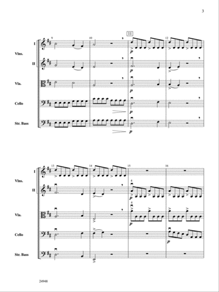Avalanche String Orchestra scores gallery preview page 3