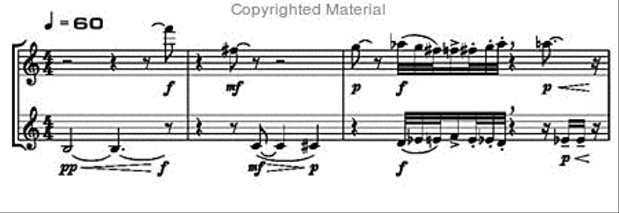 Pas de deux Clarinet Duet scores gallery preview page 2