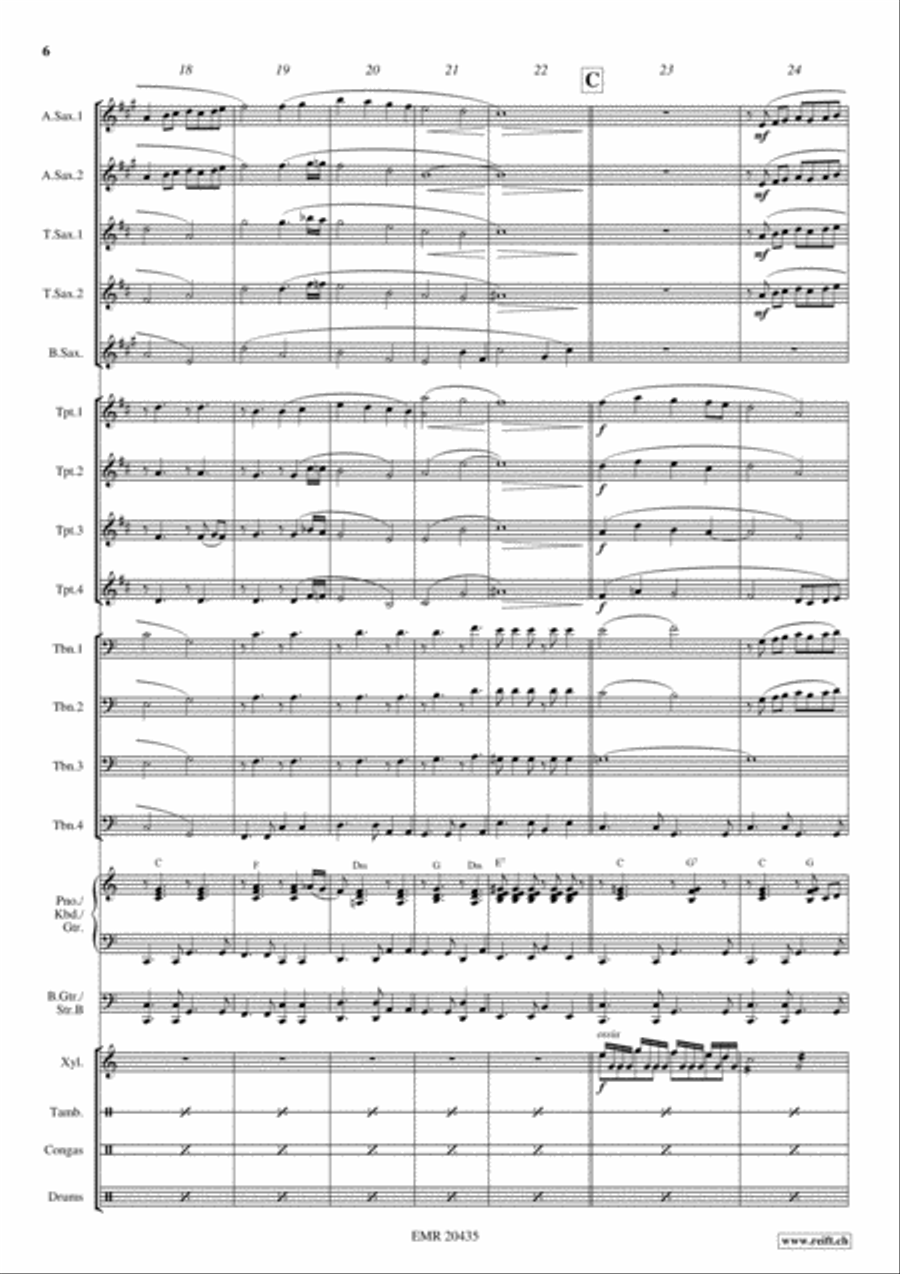 Russian Passion Big Band scores gallery preview page 7