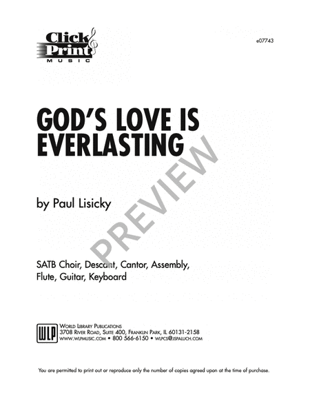 Gods Love is Everlasting image number null