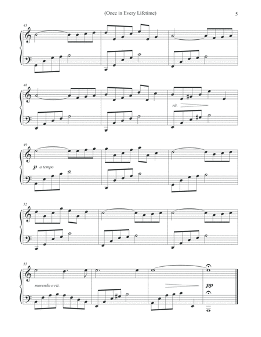 Heart Piano Piano Solo scores gallery preview page 5