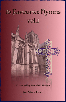 Book cover for 16 Favourite Hymns Vol.1 for Viola Duet