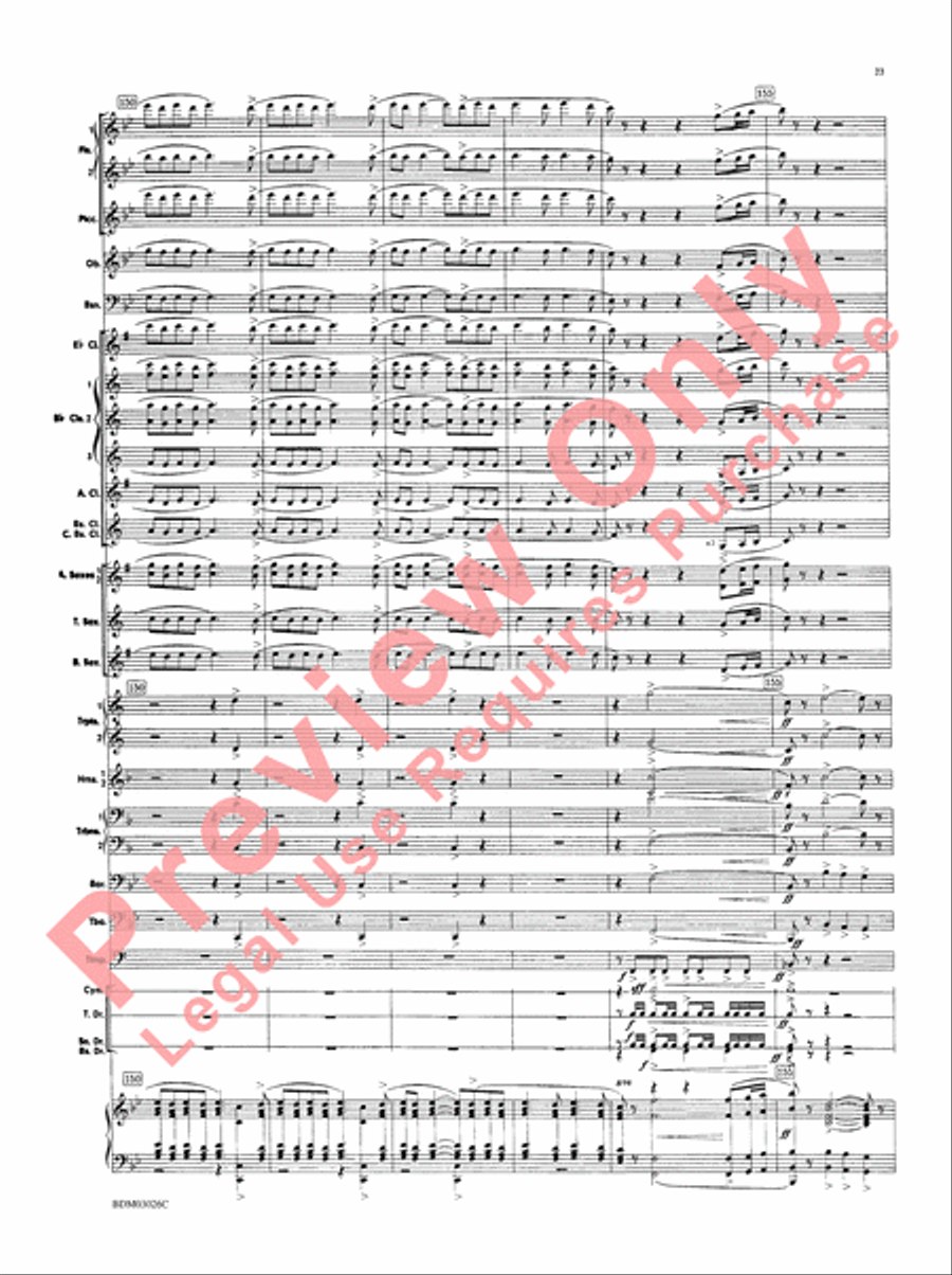 Festivo - Cs Concert Band scores gallery preview page 26